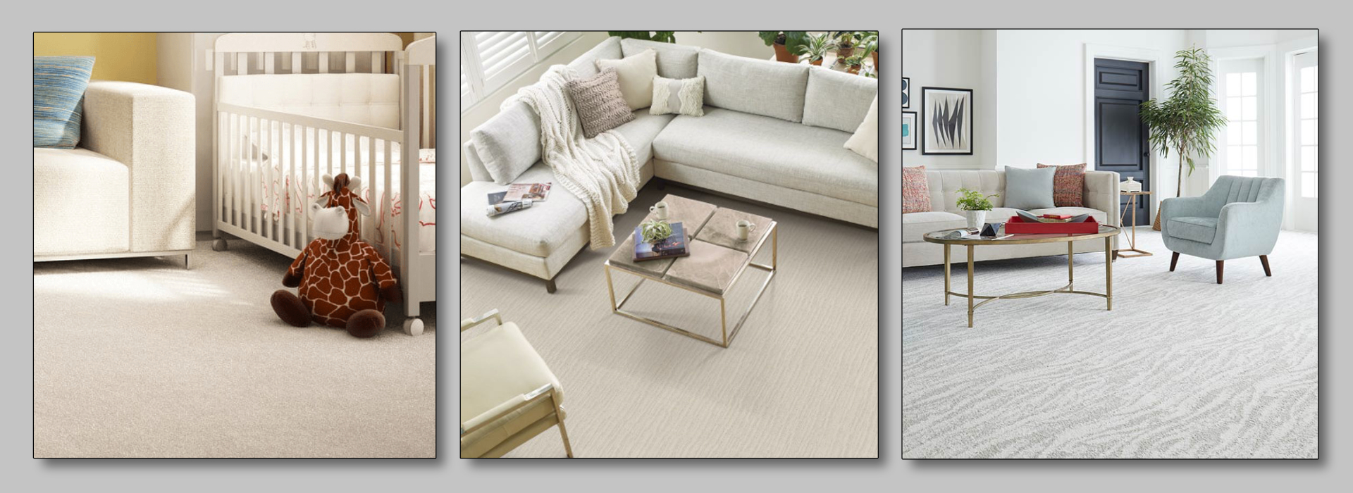 carpet any 3 rooms