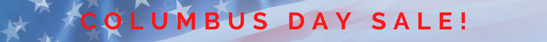 Columbus Day sale